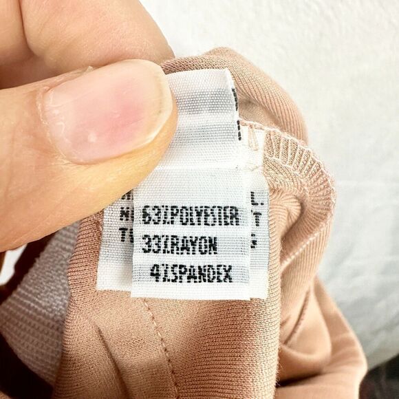 Planet by Lauren G Scuba Jeggings Size 2/US 10-14 Salmon Pull On - Picture 7 of 8